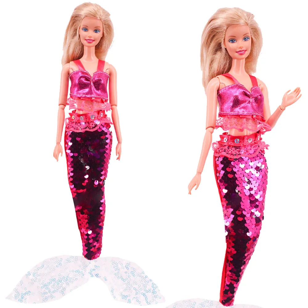 Mermaid Tail Dress for 11.5-Inch Fashion Dolls