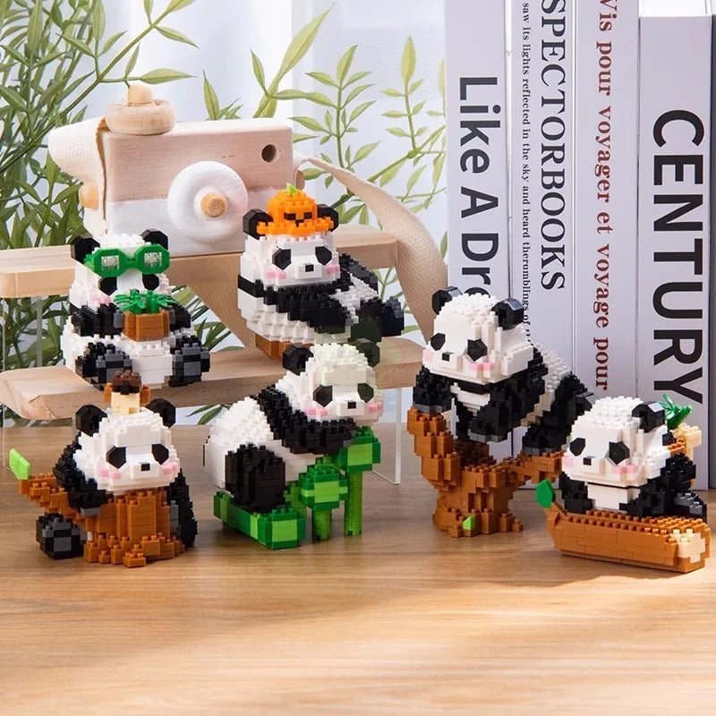 Mini Panda Building Block Set