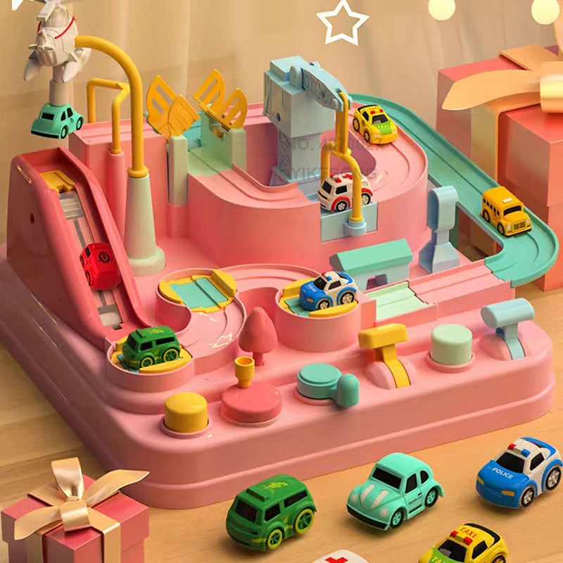 Mini Car Track Adventure Playset