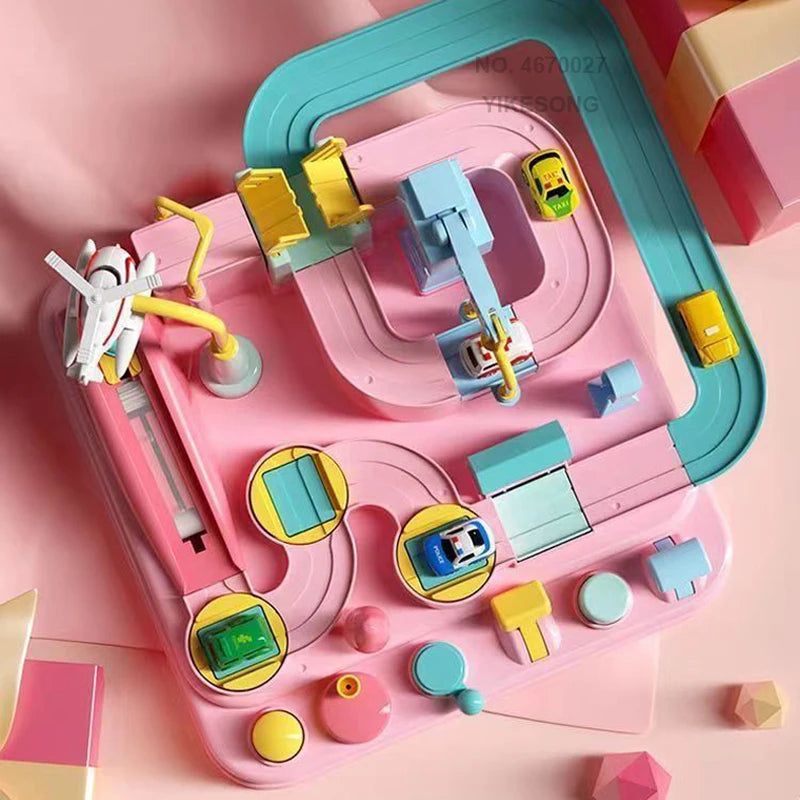 Mini Car Track Adventure Playset