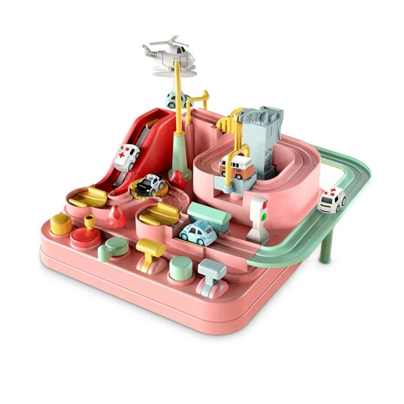 Mini Car Track Adventure Playset