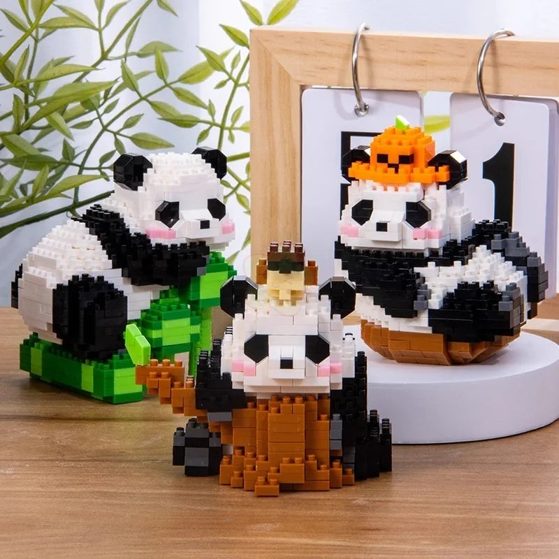 Mini Panda Building Block Set