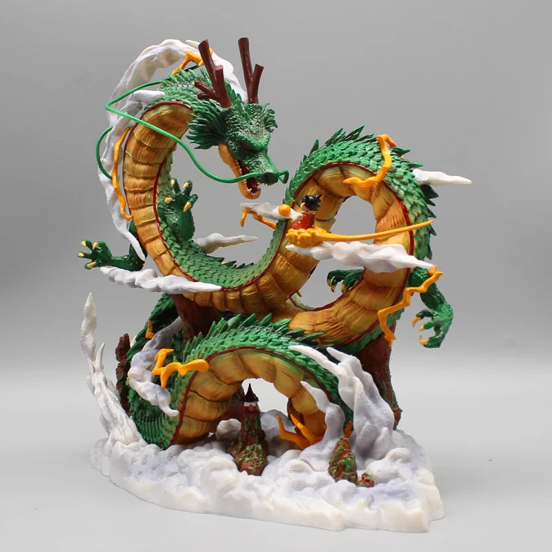 Legendary Dragon & Warrior PVC Figure – 22cm