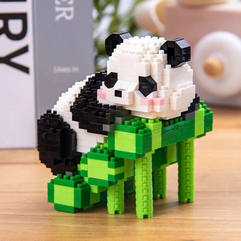 Mini Panda Building Block Set