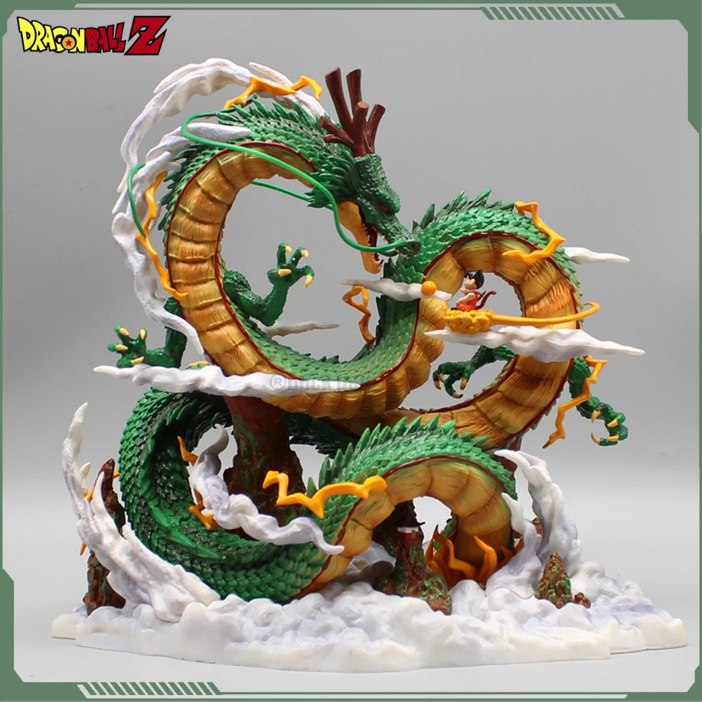 Legendary Dragon & Warrior PVC Figure – 22cm