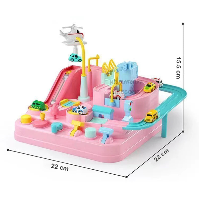 Mini Car Track Adventure Playset