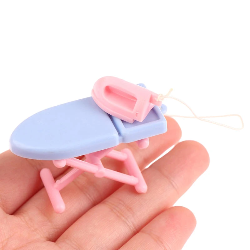 Mini Dollhouse Ironing Set