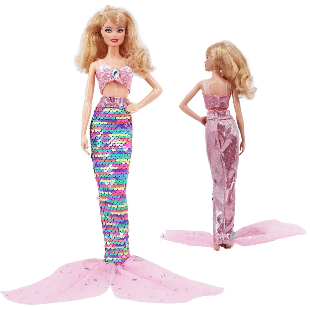 Mermaid Tail Dress for 11.5-Inch Fashion Dolls