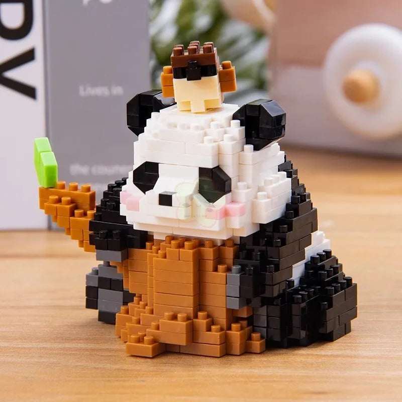 Mini Panda Building Block Set