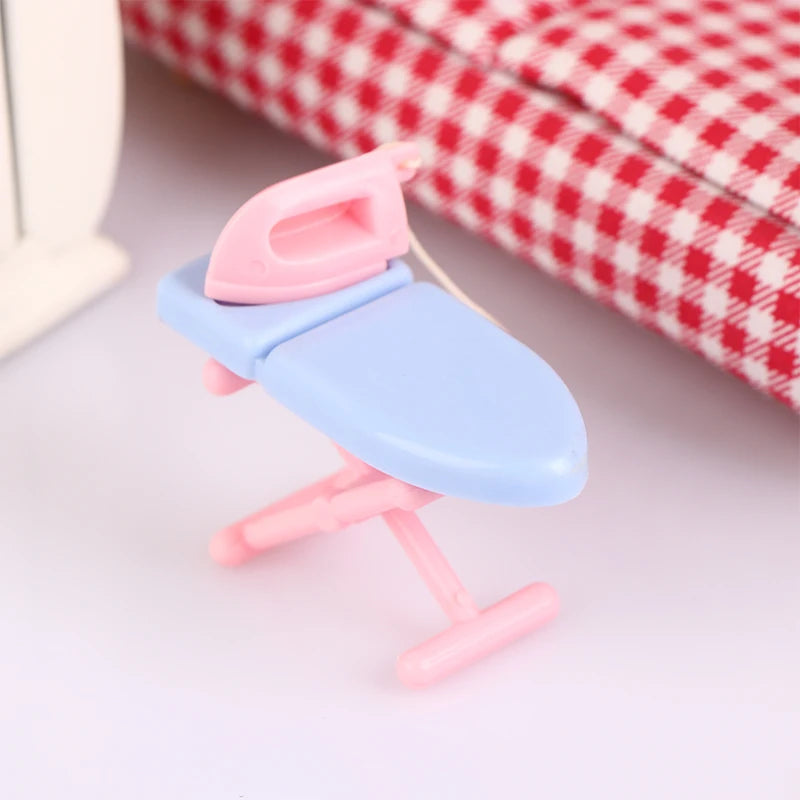 Mini Dollhouse Ironing Set